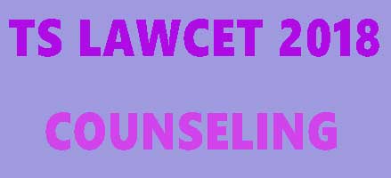 TS LAWCET 2018 Counseling from 22nd October